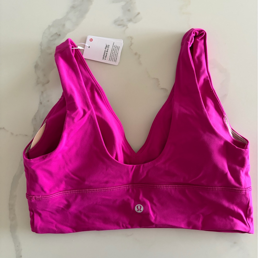 Align V neck bra - ripened raspberry - Picture 2 of 3